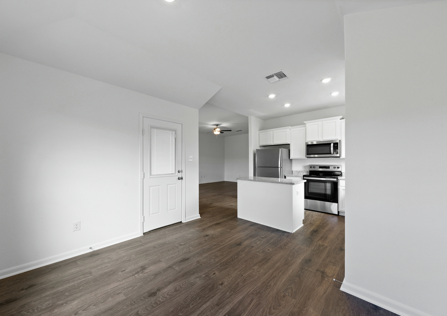 Dining room with access to the back patio