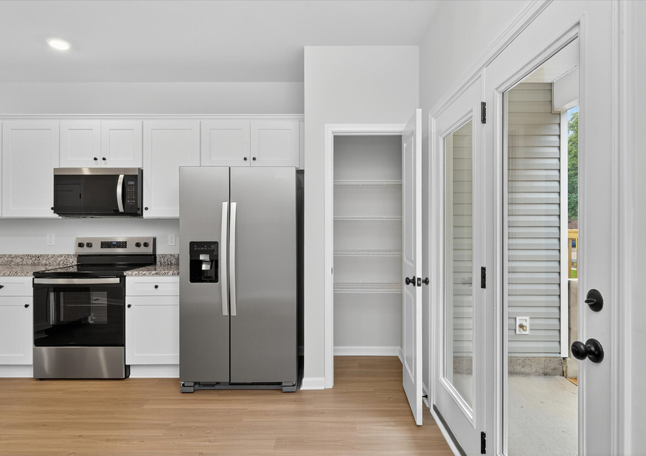 The pantry of the kitchen. 