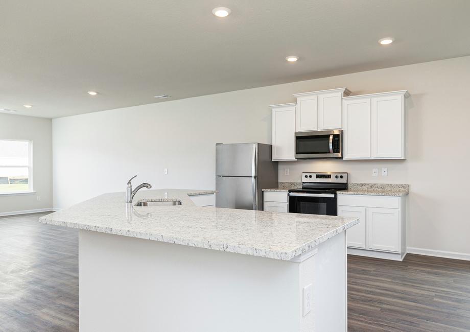 This kitchen is chef-ready with stainless steel appliances