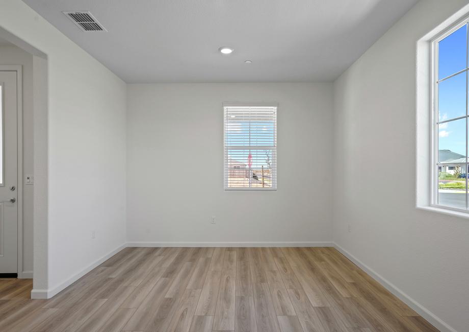 Dining area/ flex room of the Cooley