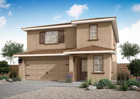 The Mesquite is a beautiful two-story home.