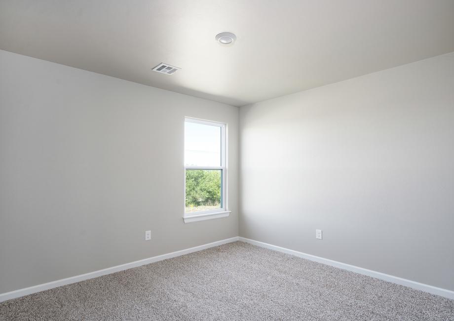 The secondary bedrooms of the Sudan are a great space for a child's bedroom or as a guest room.