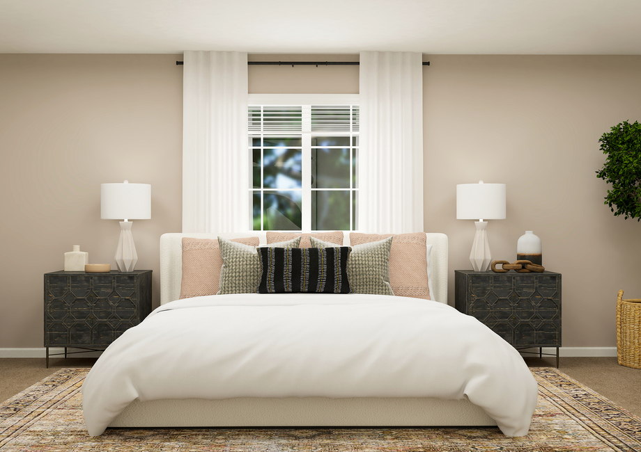 Rendering of master bedroom