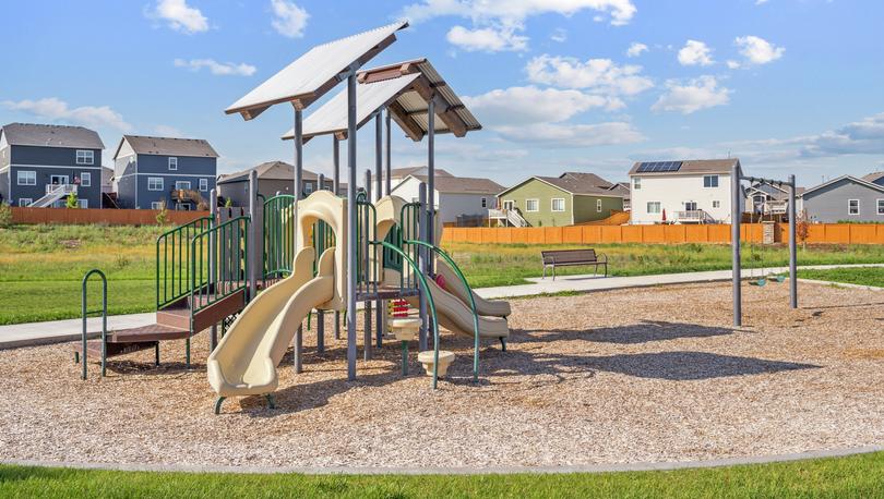 One of the many playgrounds at Hidden Valley Farm community.