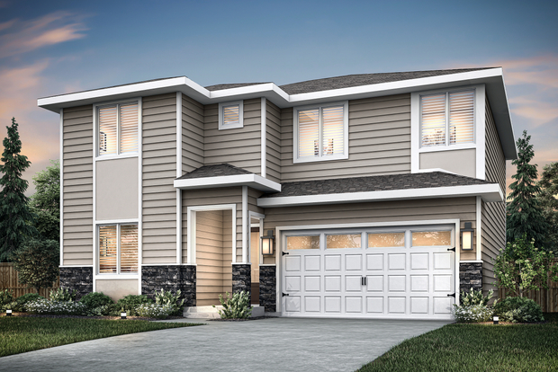 Rendering of the Pearl A at dusk.