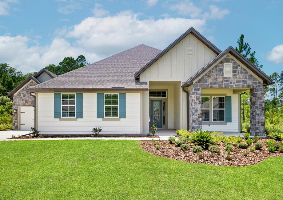 The Waycross showcases a stunning front porch.