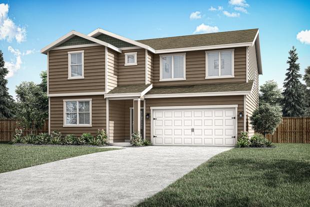 The Pearl is a beautiful two story home.