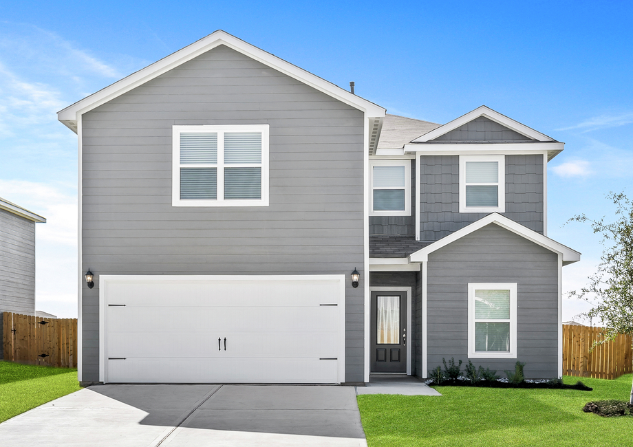 The Driftwood is a beautiful two-story home.