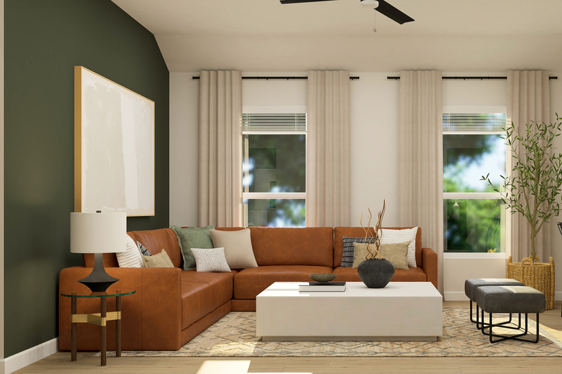 Spacious, open layout.