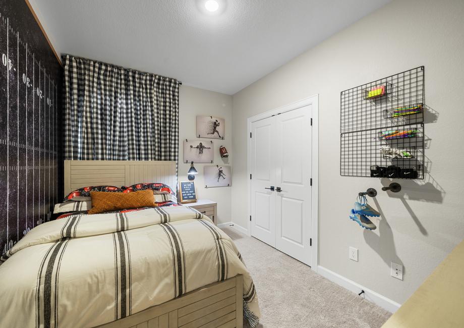 The secondary bedrooms provide space for all your needs.