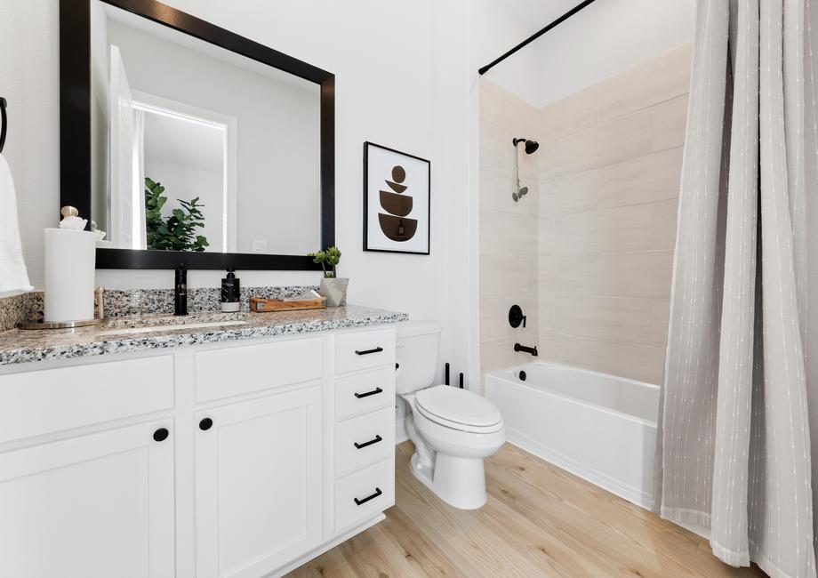 Large secondary bathroom.