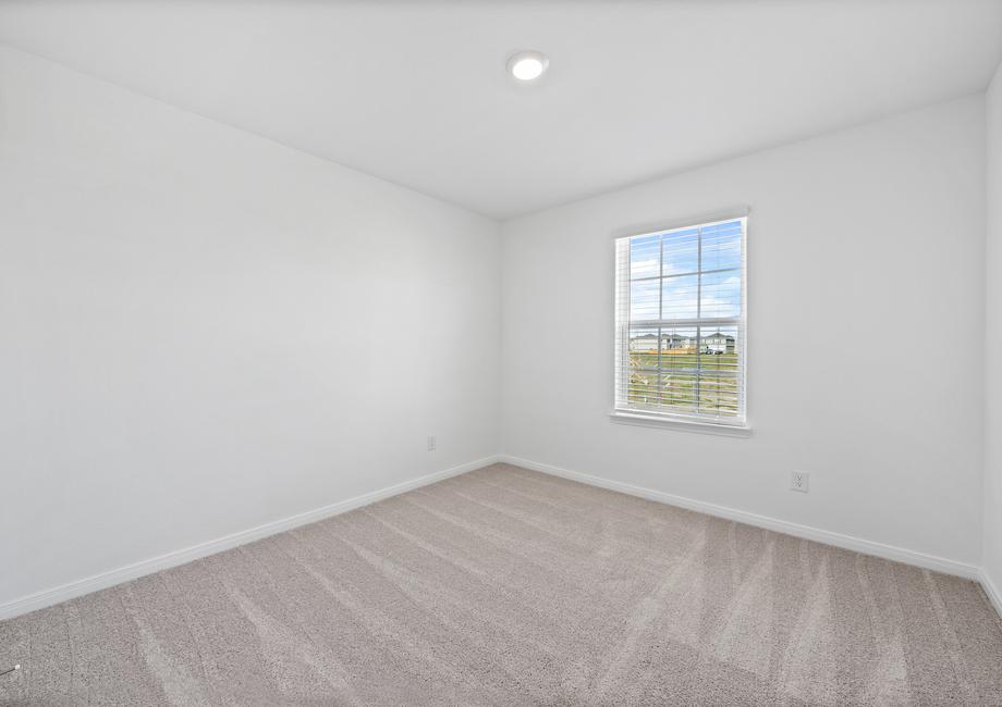 Two of the spare bedrooms have a walk-in closet.