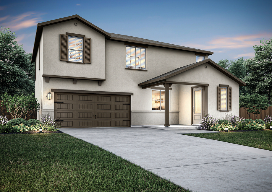 The Nelson is a beautiful two story home!