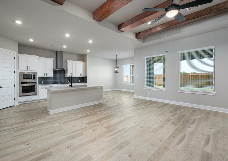 The open concept floor plan provides endless options for entertaining.