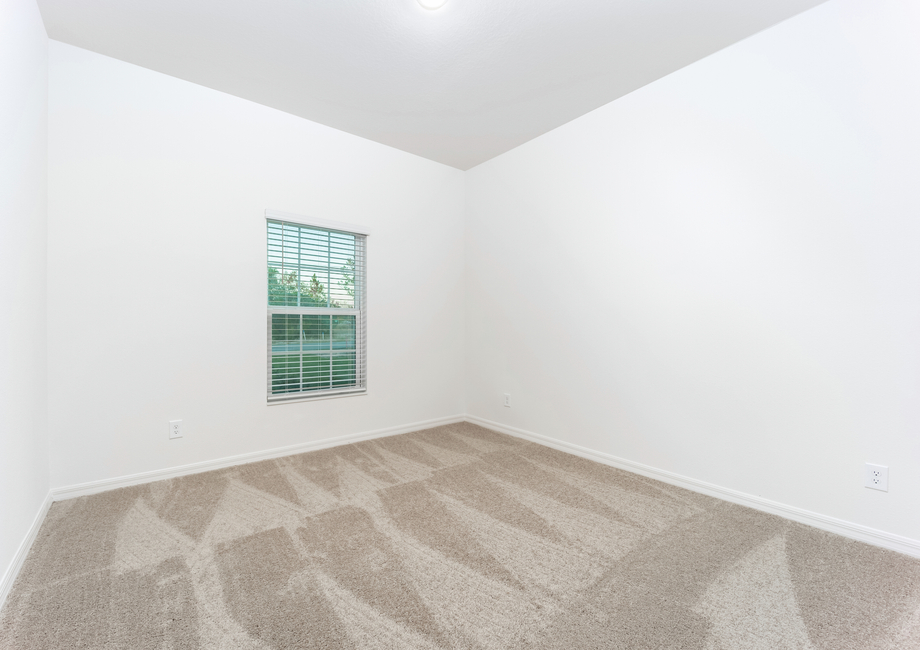 Lush carpet in a secondary bedroom