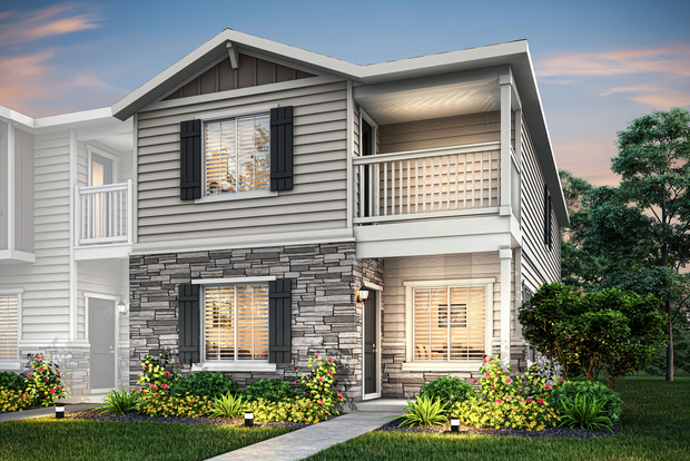 The Winter Park is a beautiful two story home.