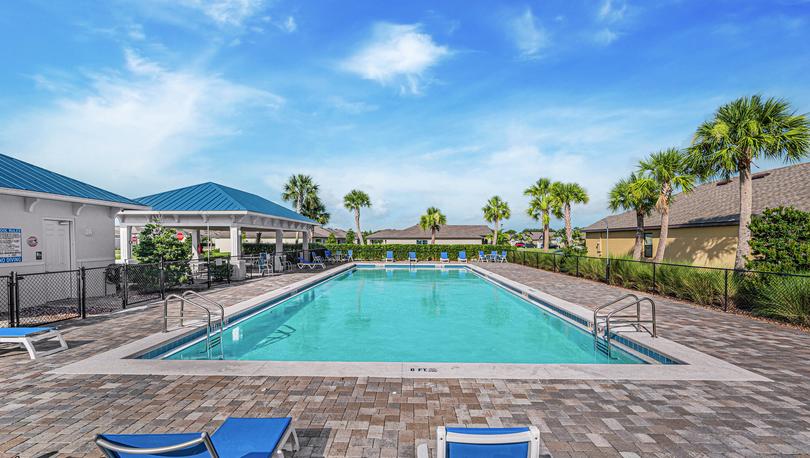 The beautiful resort style swimming pool at Celebration Pointe