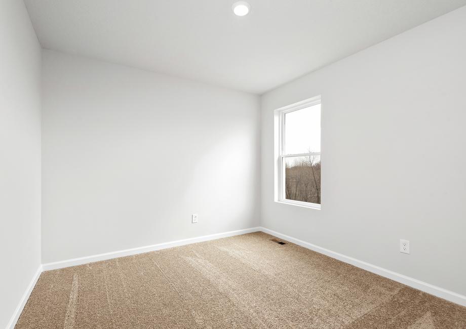 The secondary bedrooms have carpet.