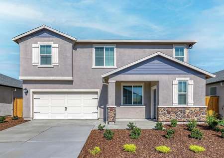 The Malibu is a beautiful two-story home. 