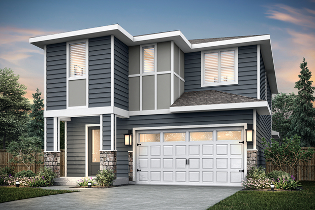 Rendering of the Hazel B at dusk.