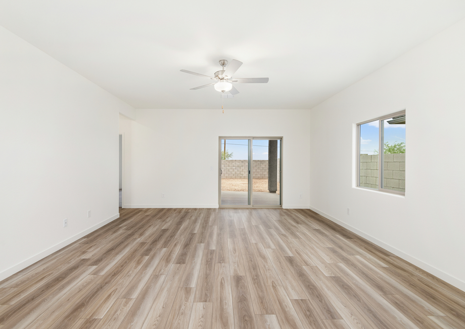 Enjoy family movie nights or everyday relaxation in the spacious living area.