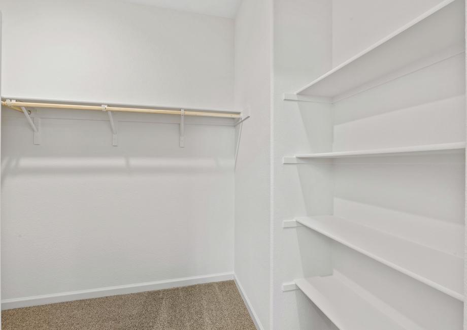 Here is the walk-in closet.