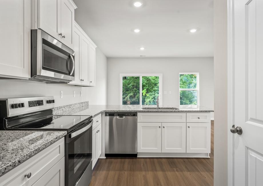 You will love the kitchen that comes complete with stainless steel appliances