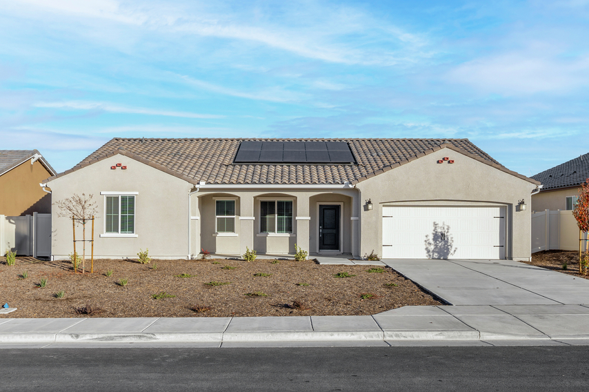 The La Jolla is a beautiful home with stucco.