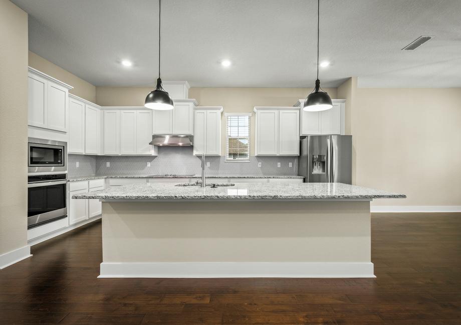 Chef-ready kitchen with granite countertops.