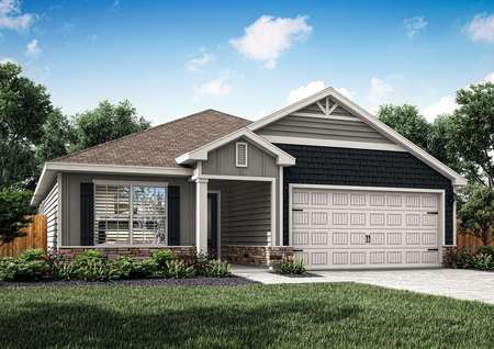 The Blanco is a beautiful single story home.