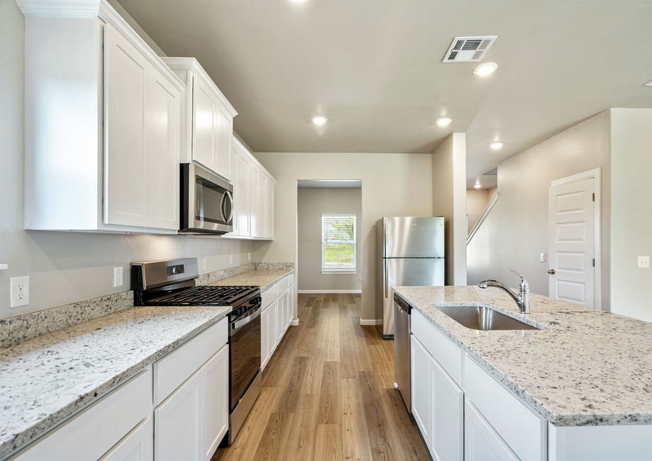Each kitchen comes with stainless steel, upgraded appliances included.