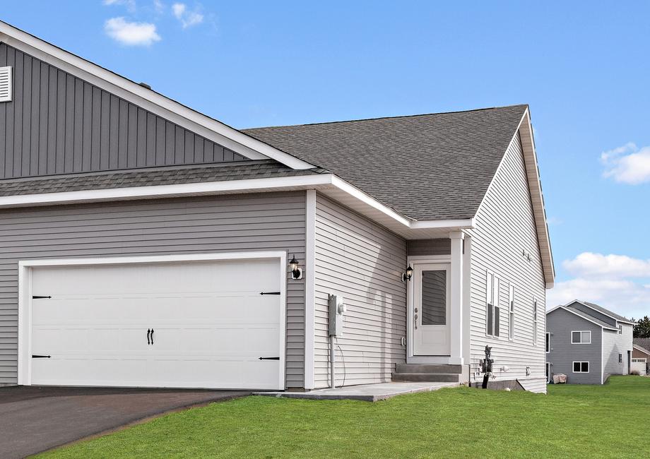 The Maple is a beautiful home with siding.