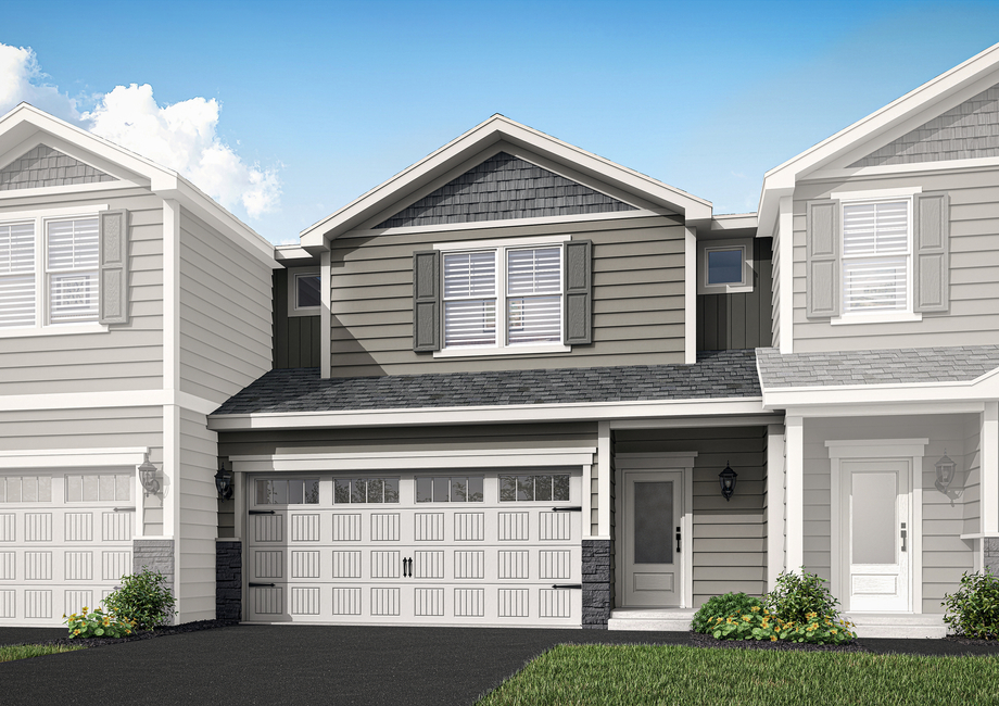 The Afton is a beautiful two story home.
