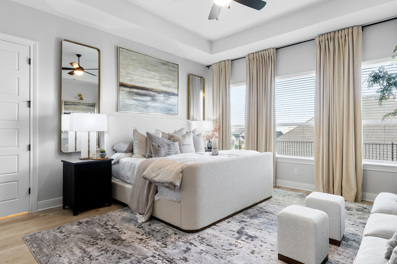 Unwind in the master suite at the end of the day.