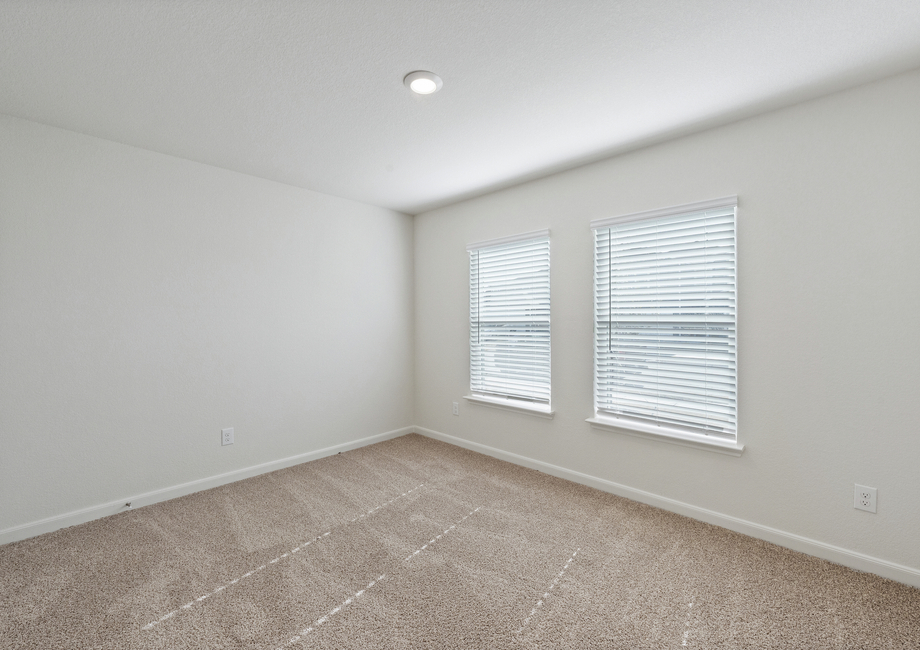 The secondary bedrooms are a great space for children's bedrooms or guest rooms.