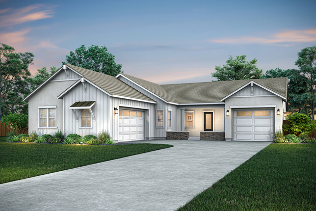 Dusk rendering of the Meadow C.