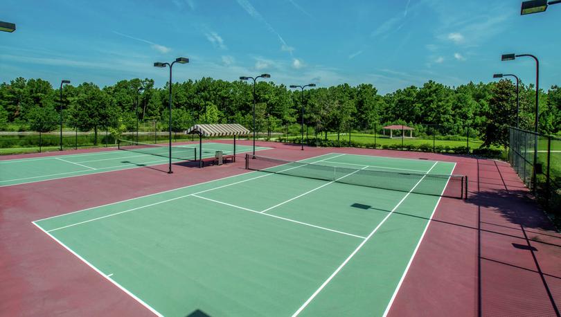 Tennis courts at Rolling Hills