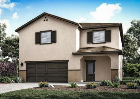 The Palomino is a beautiful two story home.