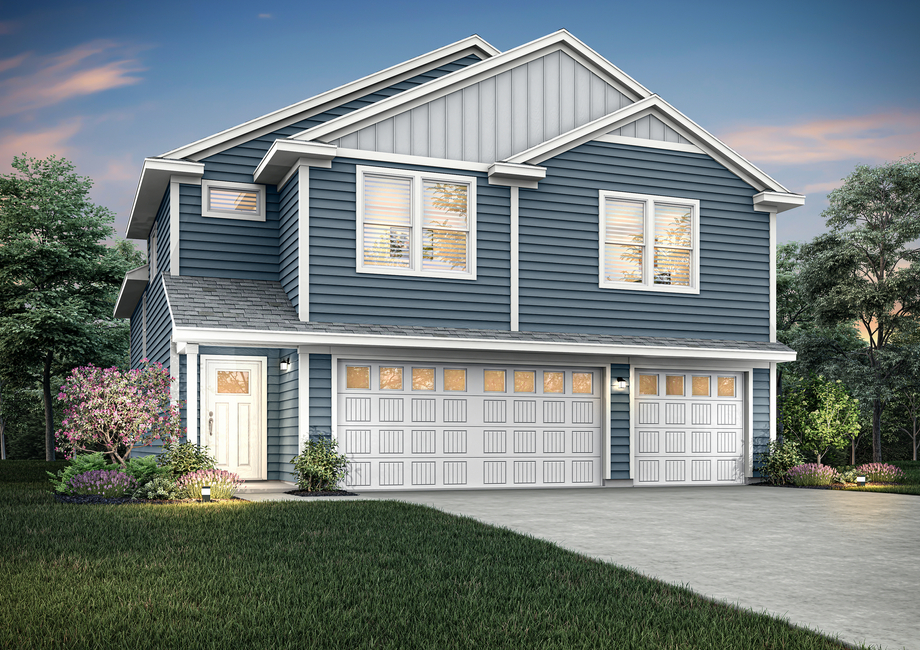 The Rachel is a beautiful two story home.