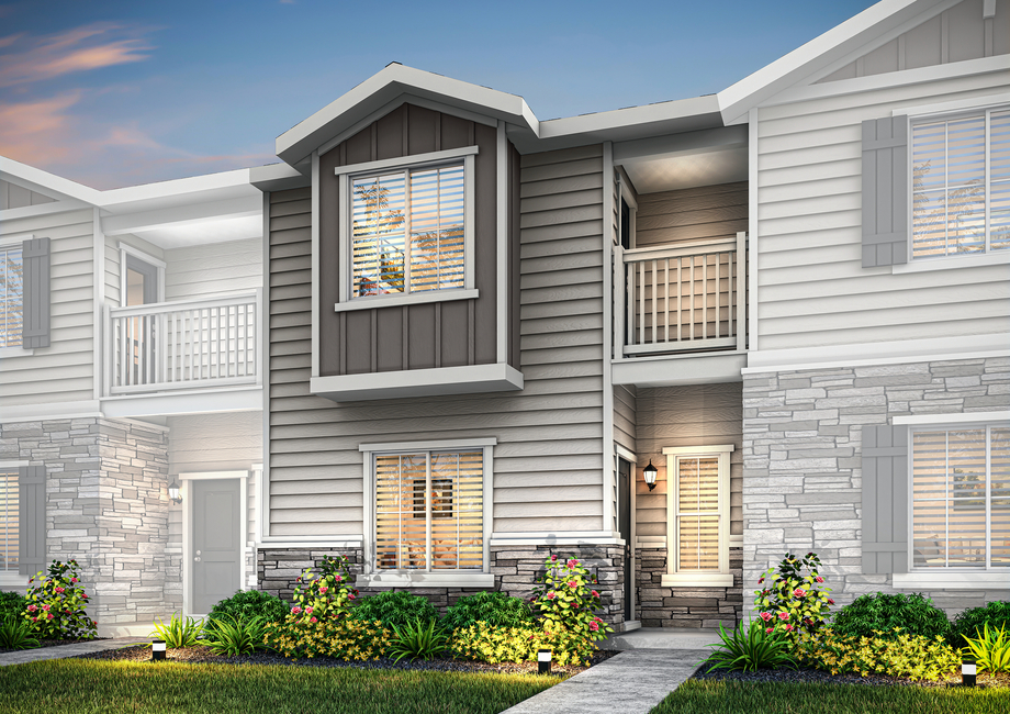 The Loveland is a beautiful two story home.