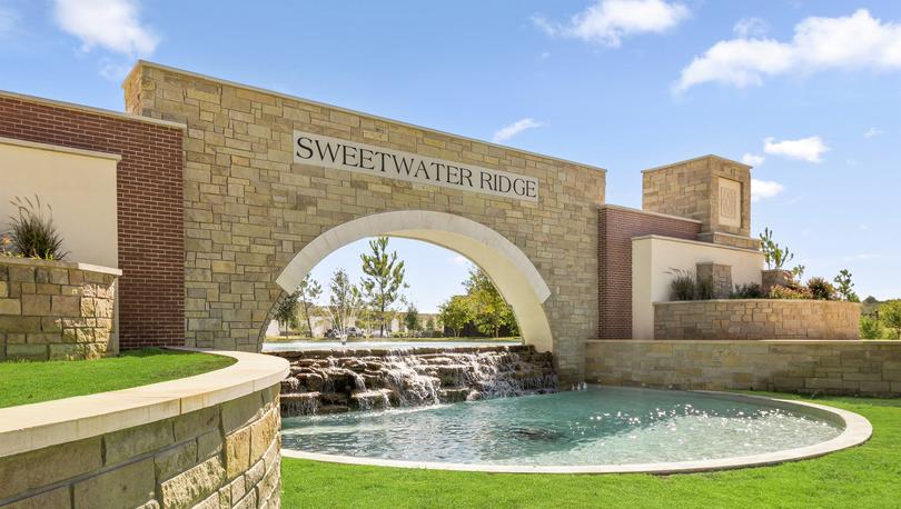 Beautiful monument with water feature