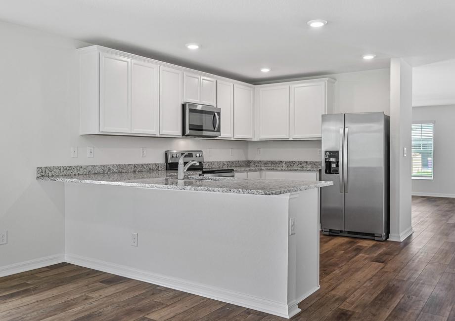 The Estero has stainless steel appliances ready for you to use