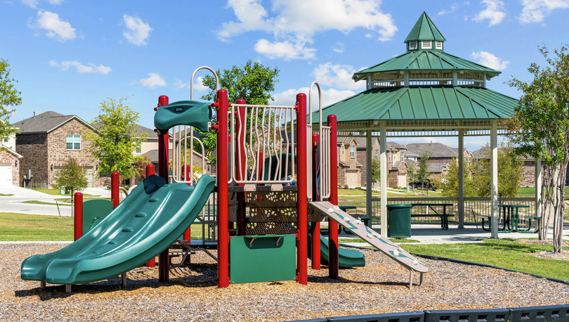 The smaller playground is perfect for younger children.