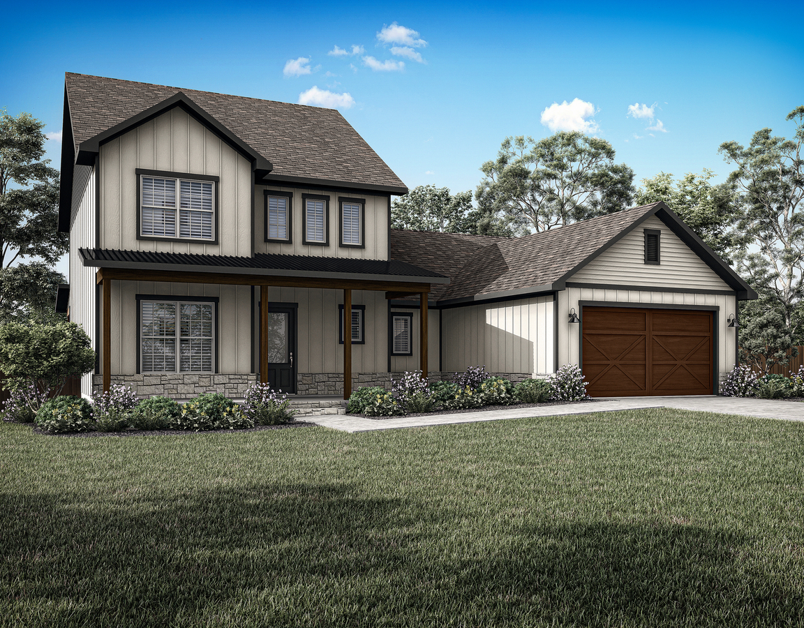 The Nichols exterior elevation.