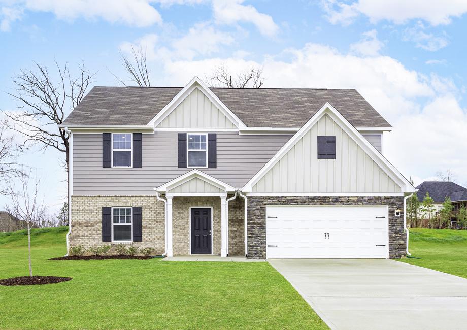 The Jackson is a beautiful two story home