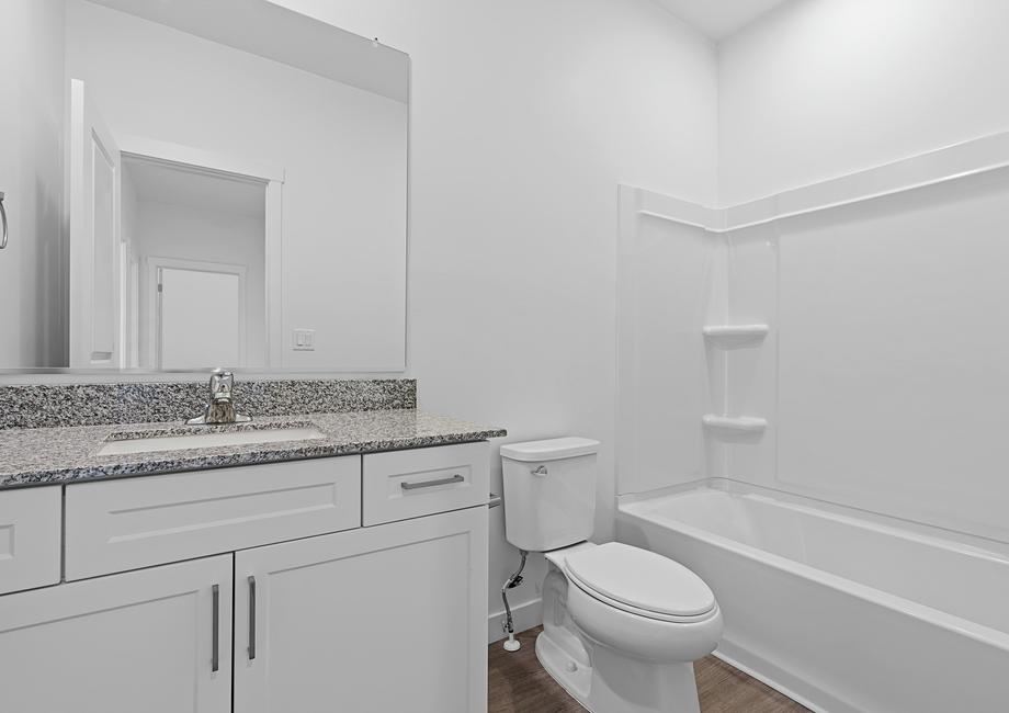 The second bathroom offers plenty of space for your guests