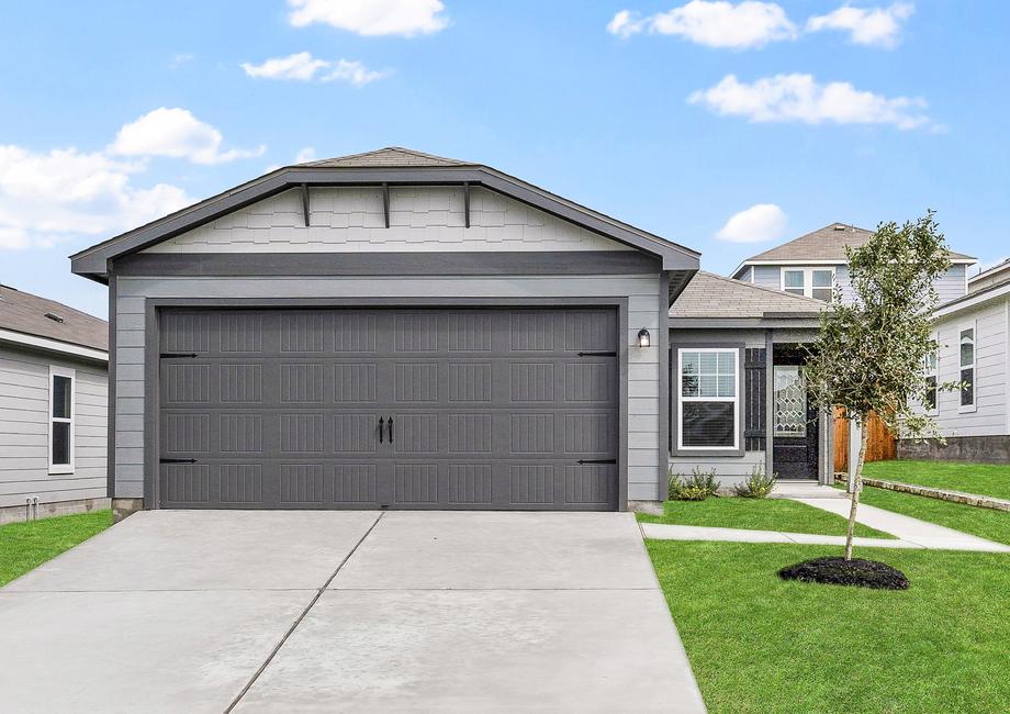 The Chestnut by LGI Homes with gorgeous front yard landscaping