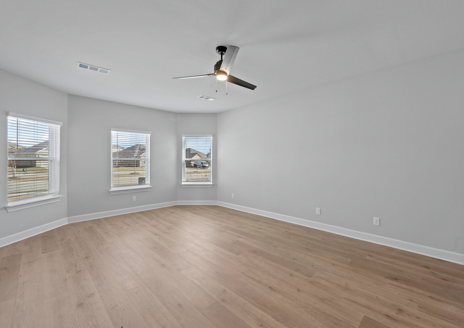 The master suite has large windows that let in great, natural light. 