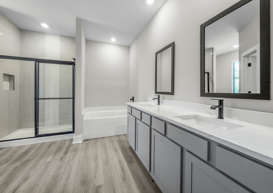 Get ready for your day in this incredible master bath