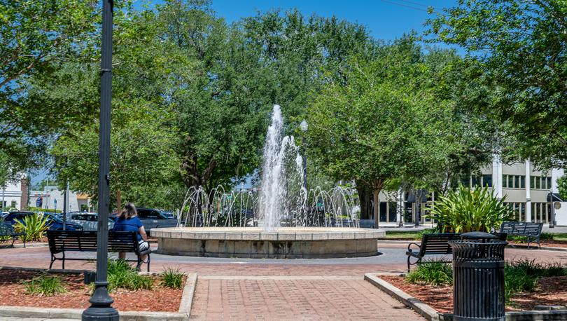 Fountain in Winter Haven, Florida